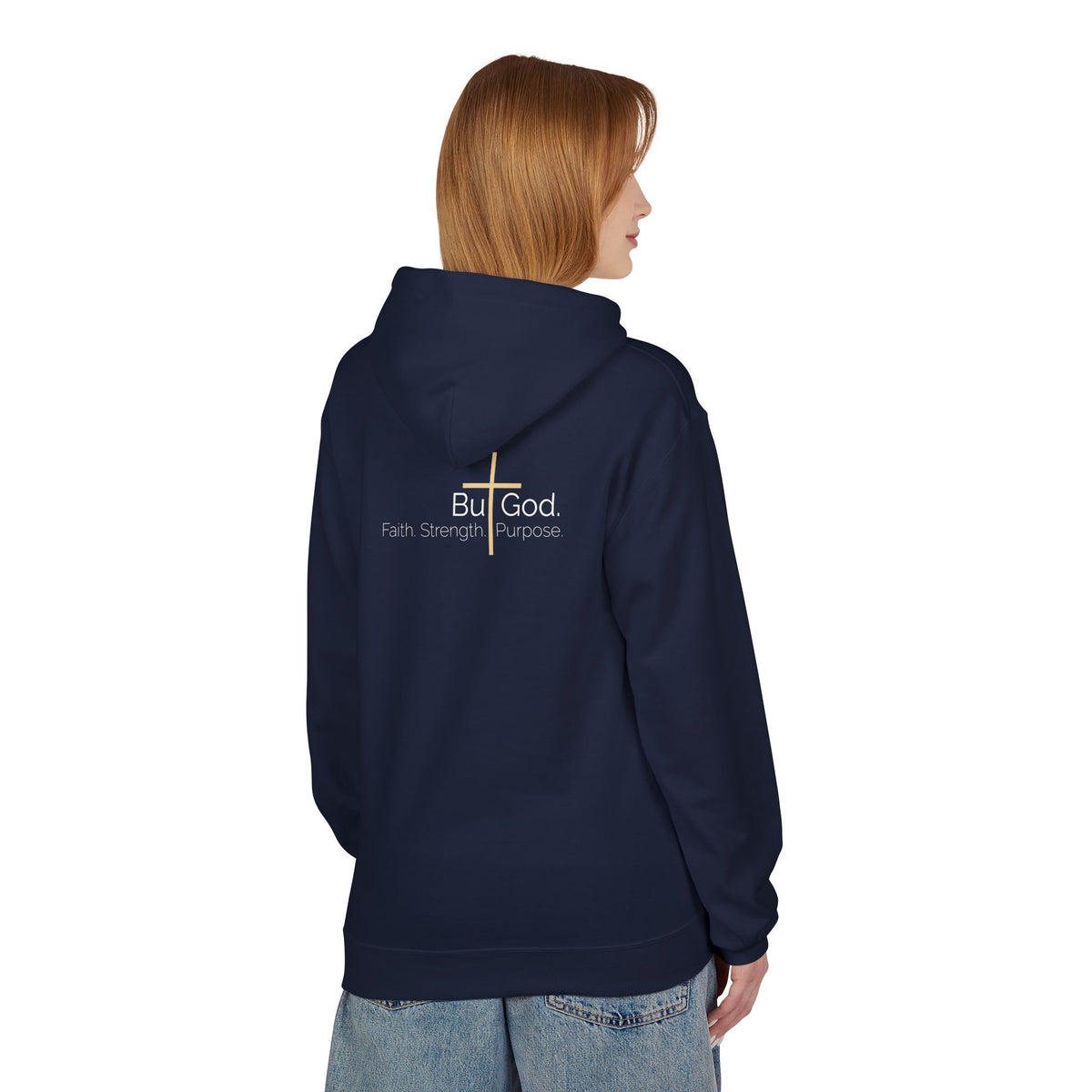 Faith • Strength • Purpose | Unisex Midweight Softstyle Fleece Hoodie