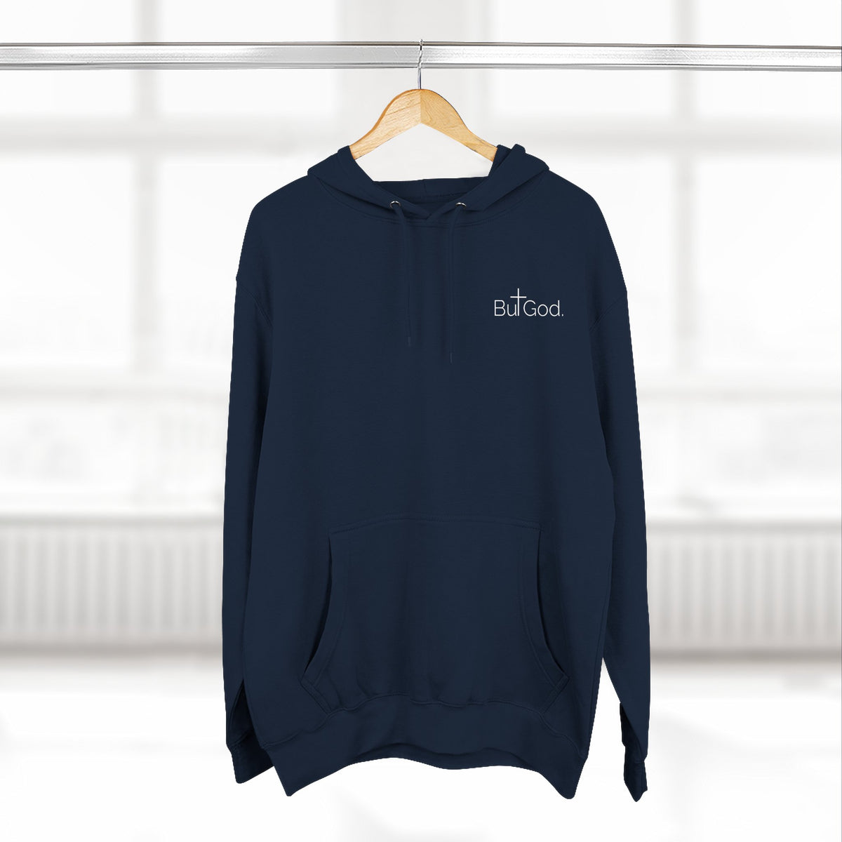 But God. Hiking Edition | Faith Keeps Me Climbing Unisex Fleece Hoodie - Dark Colors