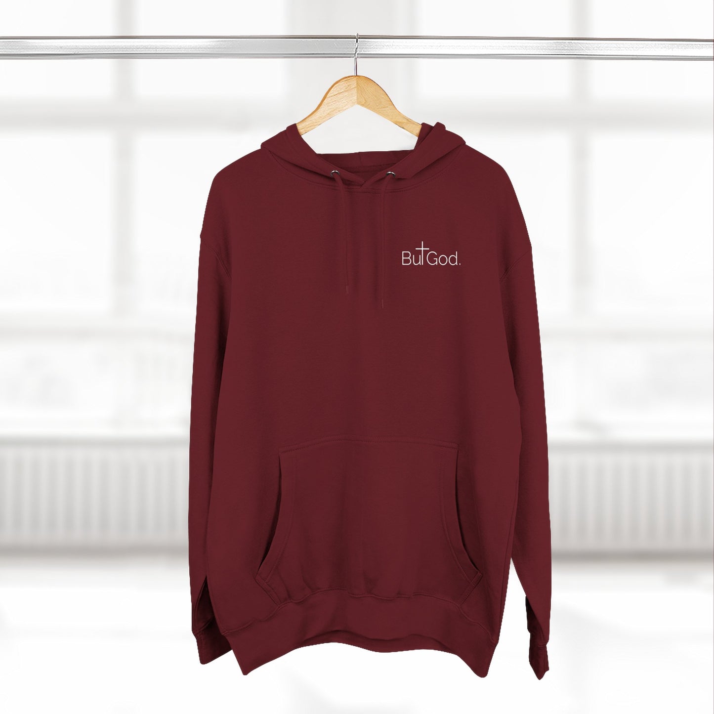 But God. Tennis Edition | Christ Is Judge, Jury & Court Unisex Fleece Hoodie