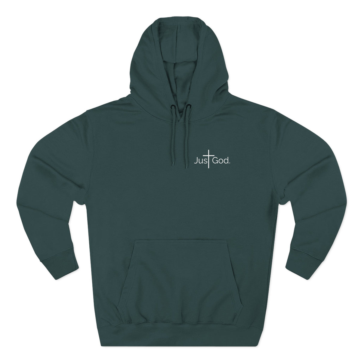 Just God. Believe • Endure • Overcome | Unisex Fleece-Lined Hoodie