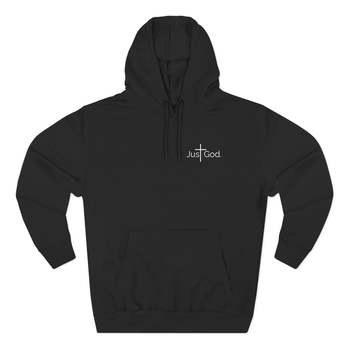 Just God. Believe • Endure • Overcome | Unisex Fleece-Lined Hoodie