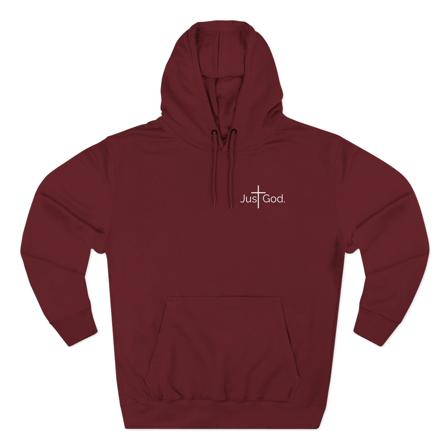 Just God. Believe • Endure • Overcome | Unisex Fleece-Lined Hoodie