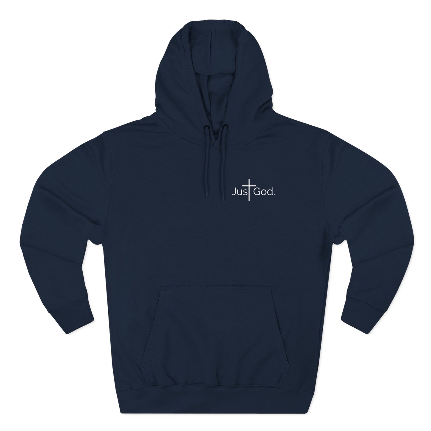 Just God. Believe • Endure • Overcome | Unisex Fleece-Lined Hoodie