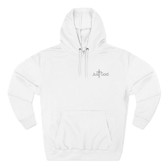 Just God. Trust • Wait • Rise | Unisex Fleece-Lined Hoodie - Light Colors