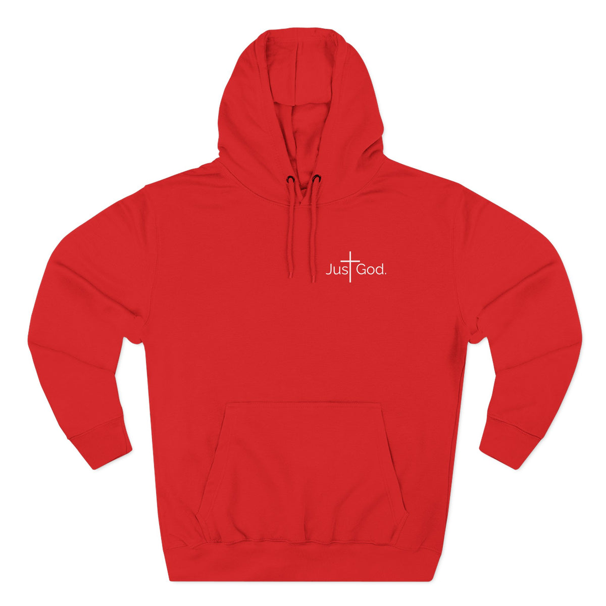 Just God. Believe • Endure • Overcome | Unisex Fleece-Lined Hoodie