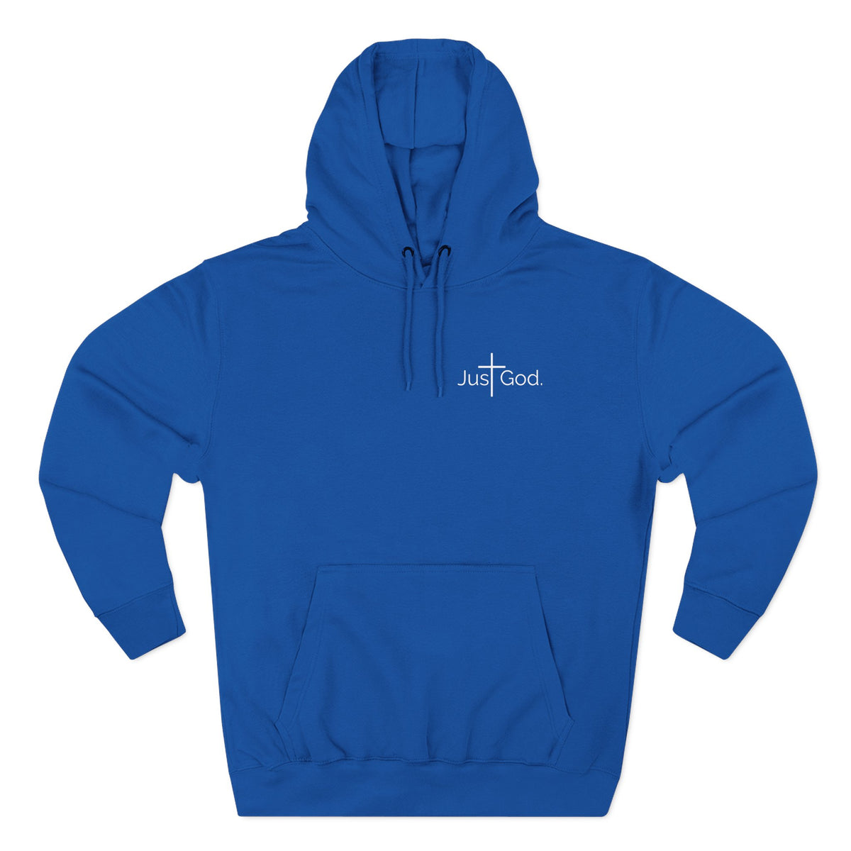 Just God. Believe • Endure • Overcome | Unisex Fleece-Lined Hoodie